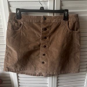 Express corduroy skirt